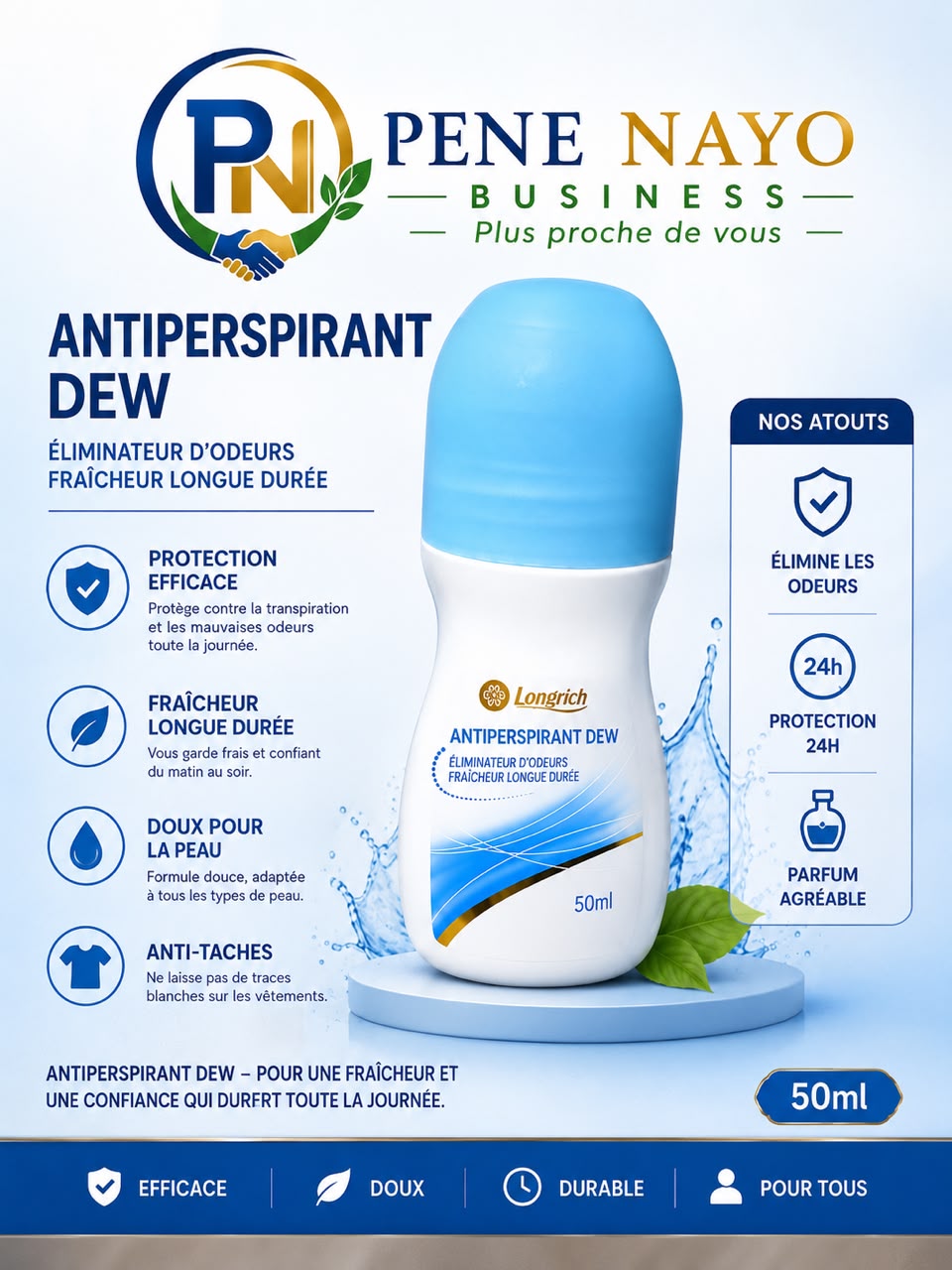 DEODORANT ANTITRANSPIRANT Longrich